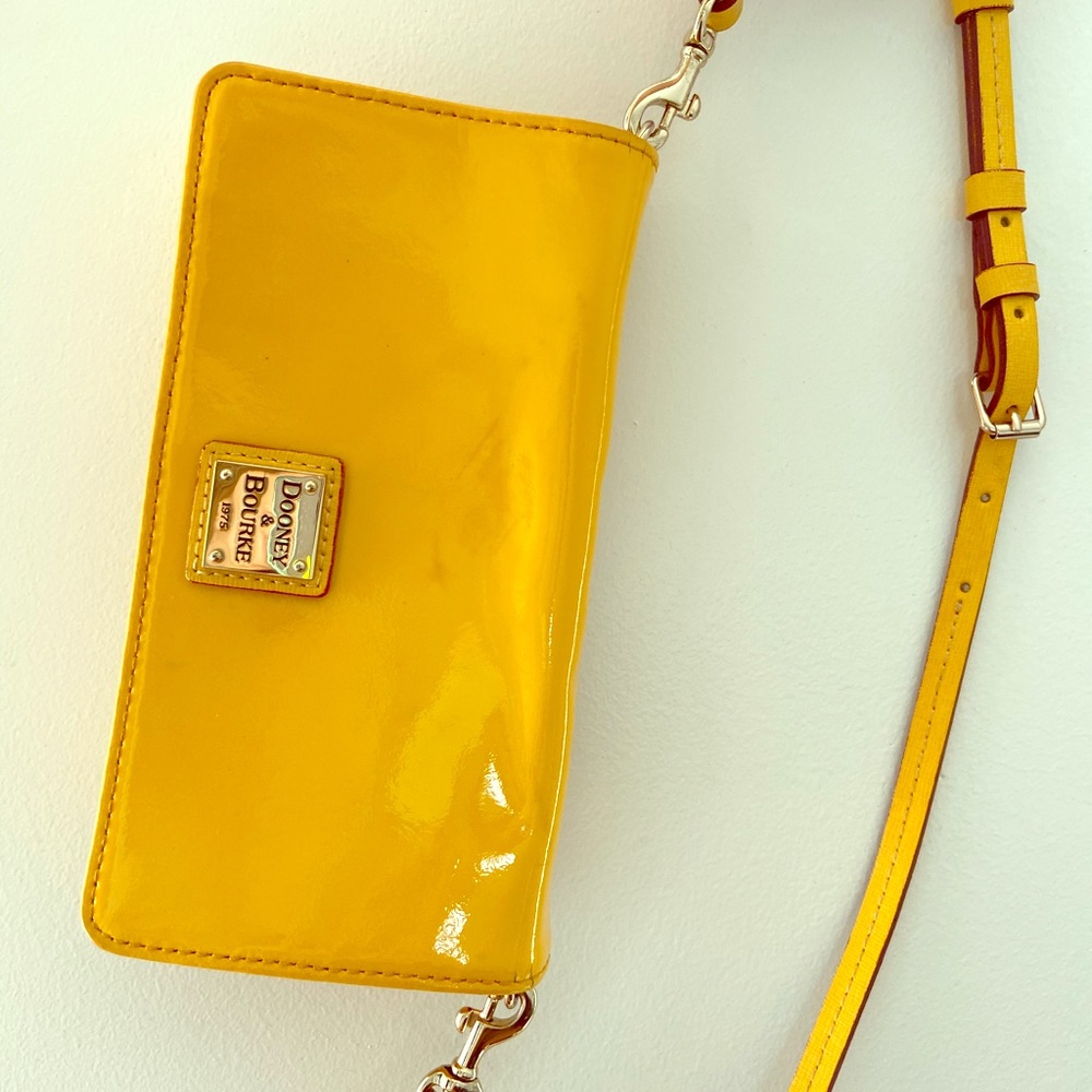 Patent Leather Yellow Dooney & Burke Crossbody